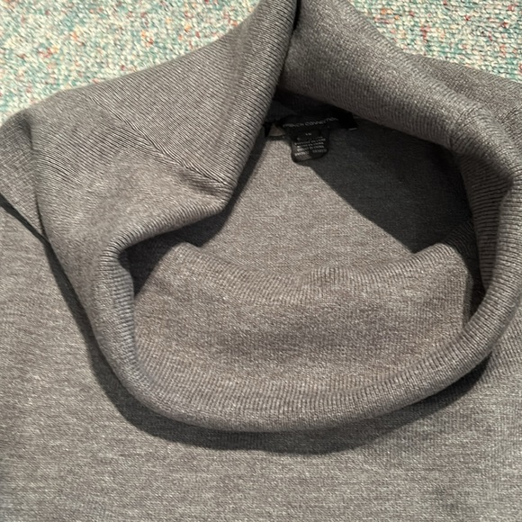 NWT Ladies 1X French Connection Babysoft Cowl Neck Jumper in Medium Grey - Picture 8 of 10